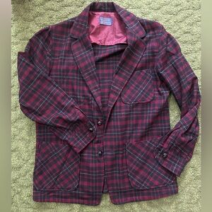 Plaid Pendleton Blazer